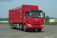 解放 J6重卡 330馬力 8X4 倉(cāng)柵式載貨車(CA5310CLXYP66K2L7T4A2E)