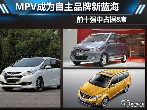 MPV成自主品牌新藍(lán)海 前十強(qiáng)占據(jù)8席 商用車之家