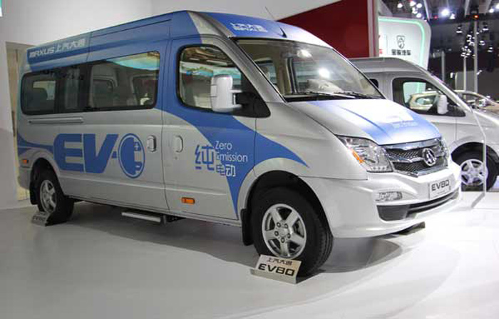 EV80純電輕客參展車(chē)型外觀